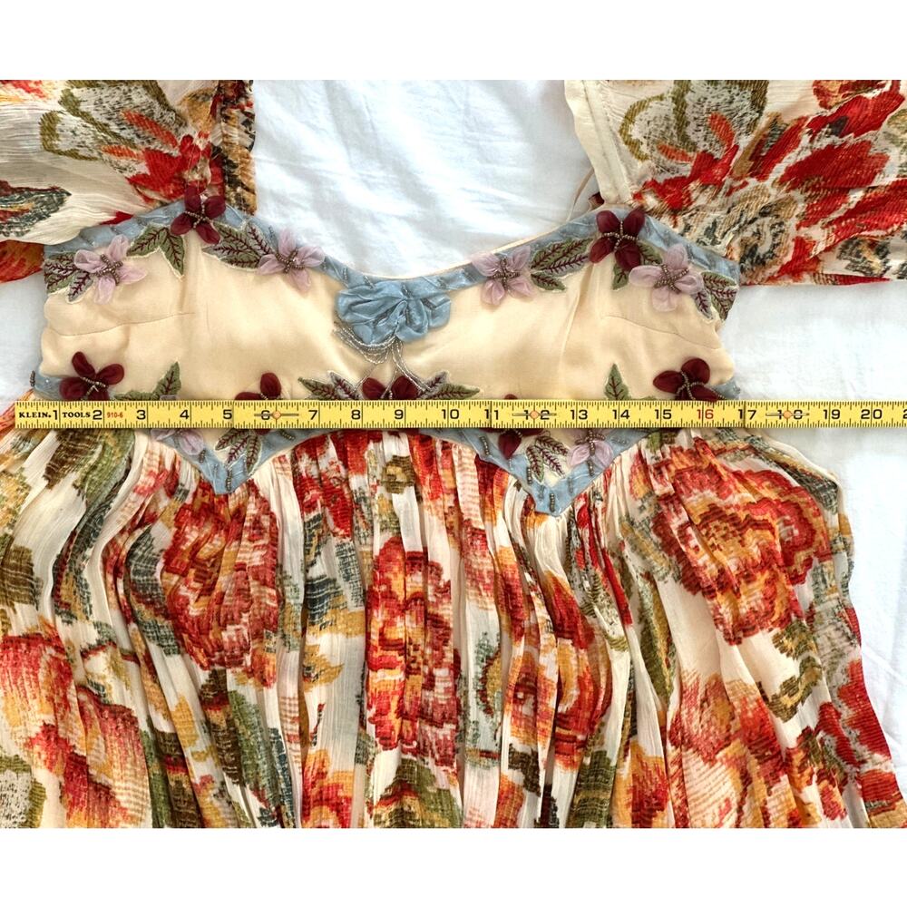 ✨ NWT Free People Floral Embroidered Maxi Dress ✨ - Picture 12 of 16